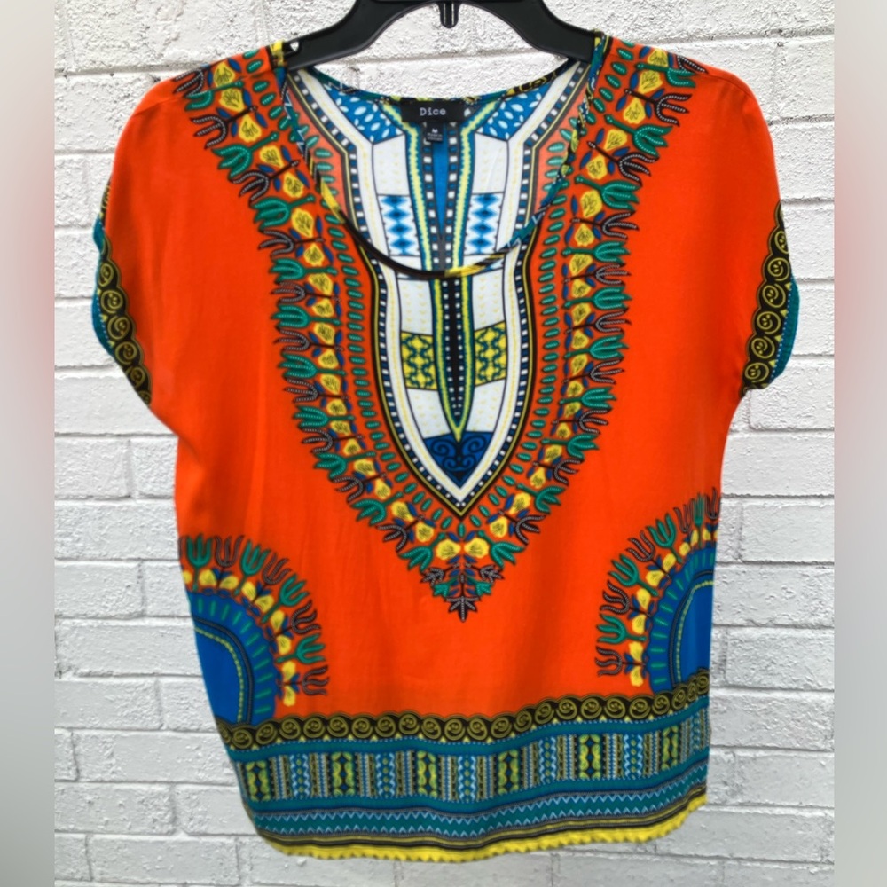 Dice African Print Shirt